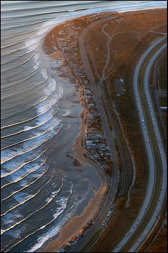 BILL DEWEY, "Faria Winter Waves," Photo on metal