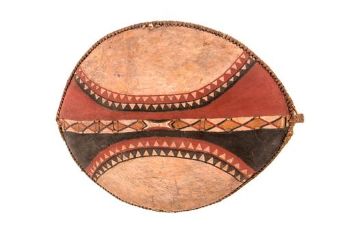 Maasai Peoples Buffalo Hide Shield c. 19th-20th C