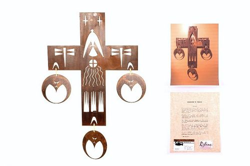 Northern Plains Eagle Warrior's Eagle Metal Cross