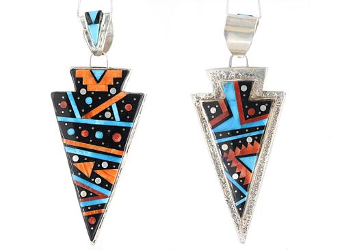 Navajo Celestial Multi-Stone Double Sided Necklace