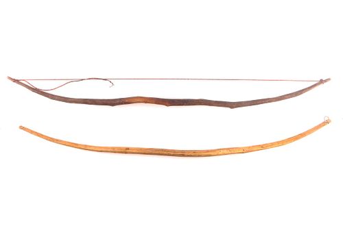 Plains Indians Hand Carved Hunting Bow Collection