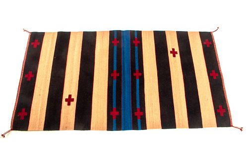 Second Phase Chief's Crosses Blanket Rug Luis Lazo