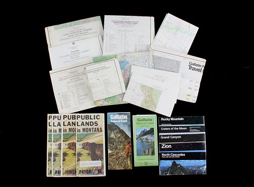 Montana Public Lands & Travel Maps Collection