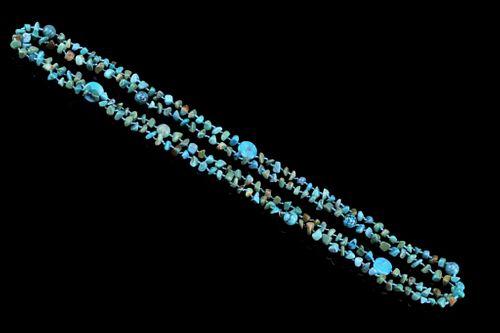 Navajo 64" Variety Turquoise Nugget Necklace
