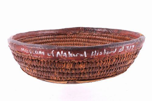 19th C. Western African Tribal Woven Basket