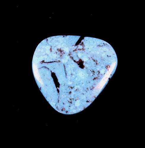Navajo 28.5ct. Morenci Turquoise Backed Cabochon