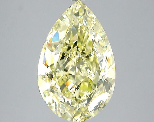 5.27 ct., Fancy Light Yellow/SI1, Pear cut diamond, unmounted, SH-0873