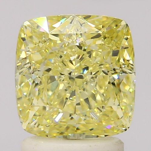 2.16 ct., Fancy Yellow/SI1, Cushion cut diamond, unmounted, SH-0376