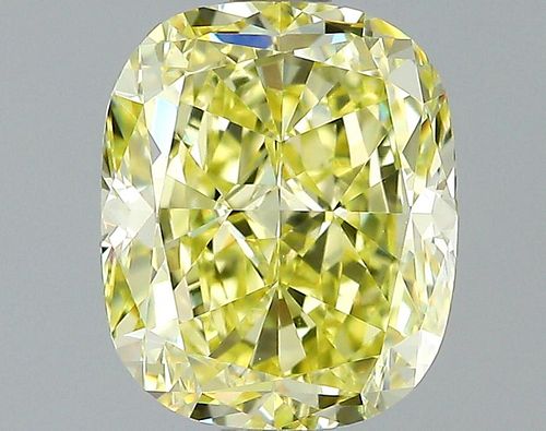 1.65 ct., Fancy Yellow/VVS1, Cushion cut diamond, unmounted, VM-2406