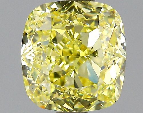 1.5 ct., Fancy Yellow/SI1, Cushion cut diamond, unmounted, GM-0902