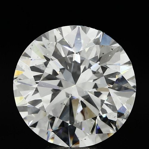 7.21 ct., H/SI1, Round cut diamond, unmounted, PP9902