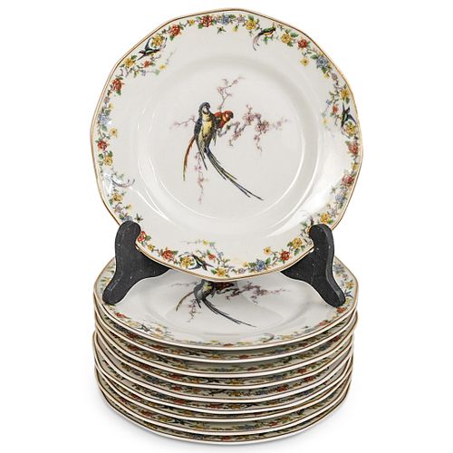 (10 Pc) Theodore Haviland Limoges Porcelain Plates