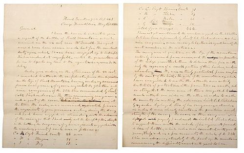 Colonel N.C. McLean’s Manuscript Report for the Battle of Bull Mountain (McDowell), Virginia, 1862 