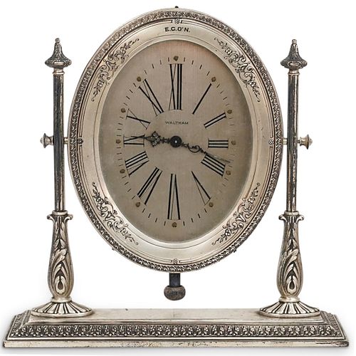 Reed & Barton Sterling Silver Waltham Clock