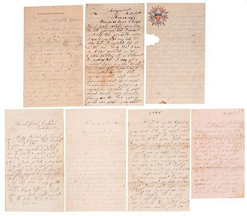 Civil War Correspondence of William Harvey, 1st Mass. Heavy Artillery, WIA, & Brother Ira Harvey, 1st DC Cavalry 