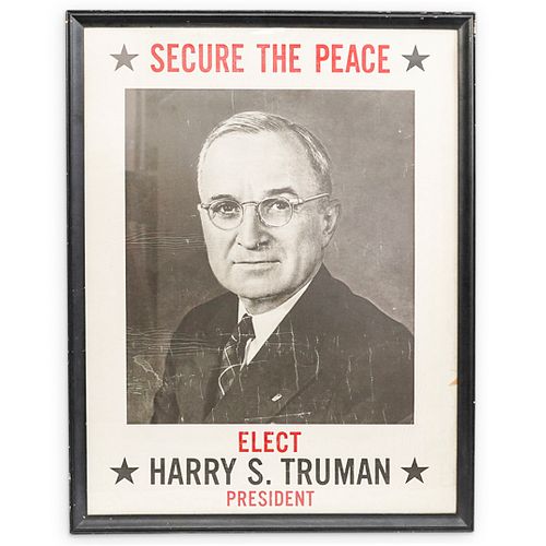 Harry S. Truman US President Election Poster