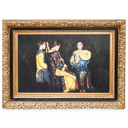 Chen YiFei (Chinese, 1946) Giclee On Canvas Painting