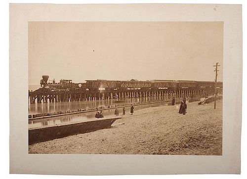 Abraham Lincoln Funeral Procession, Chicago, Rare Large Format Albumen Photograph 