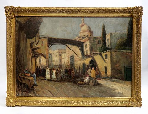 Etienne Dinet (1861-1929) Orientalist Painting