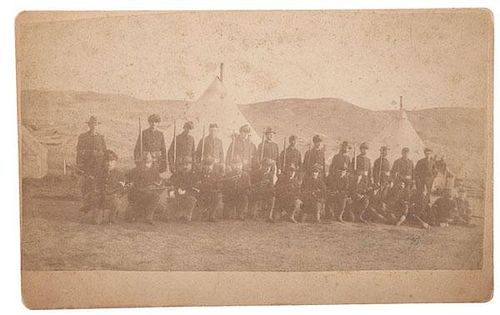 Nebraska Troops at the Rosebud Indian Agency, Boudoir Photograph 