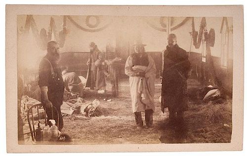 Wounded Knee Massacre, Photograph of Survivors and Soldiers Inside Holy Cross Episcopal Church, Pine Ridge, SD 