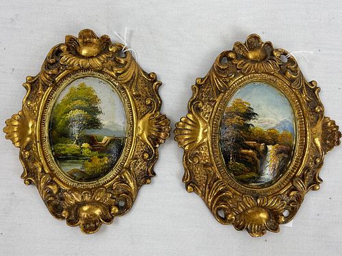 Two Decoration Painting Framed