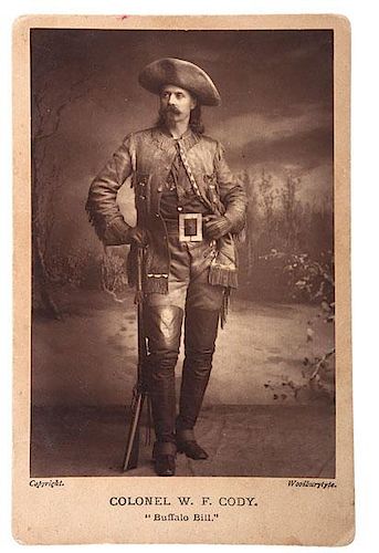 Buffalo Bill Cody, Woodburytype Cabinet Card  
