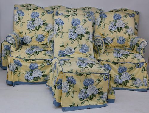 Set of 8 Upholstered/Slipcovered Dining Chairs