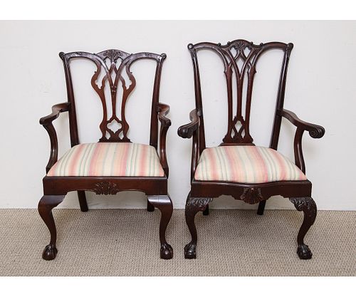 SAYBOLT & CLELAND CHIPPENDALE STYLE CHAIR etc.