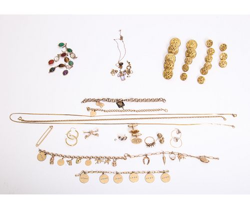 MISCELLANEOUS 14K GOLD JEWELRY