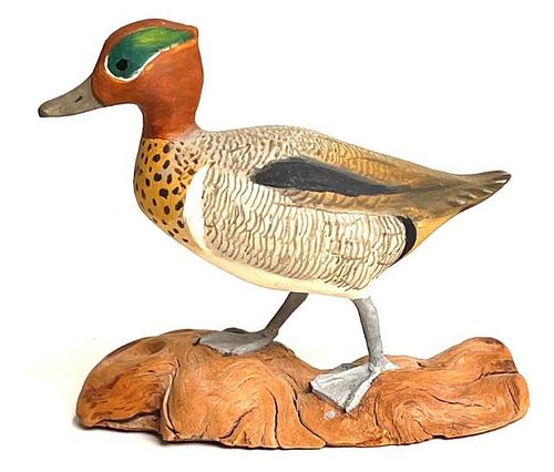 Miniature Green Winged Teal Drake by Gibbs