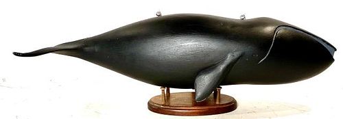 Right Whale Carving by Briggs