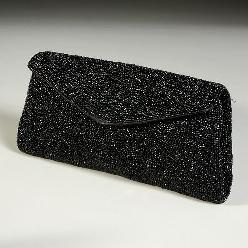 Vintage Gucci beaded evening clutch