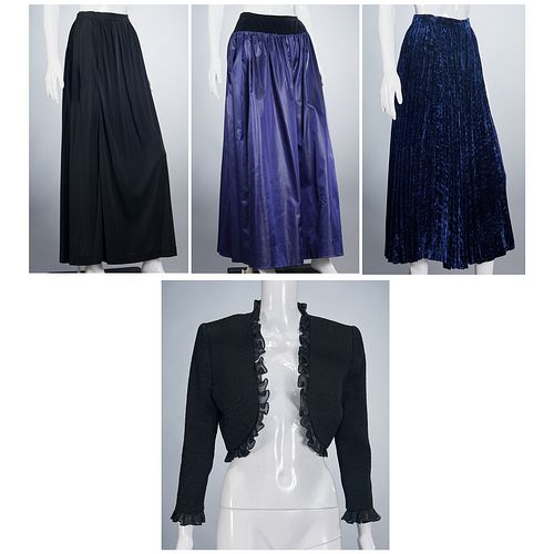 Group of Yves Saint Laurent evening wear separates