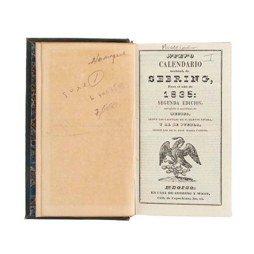 Miscelánea de Calendarios: Sebring / Ignacio Cumplido/ Galván/ J. M. Lara; Un Itinerario y Cuentos Cortos. 9 obras en 1 volumen.