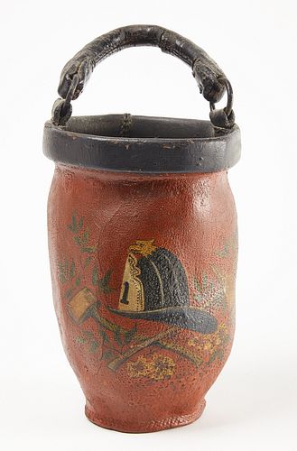 Fire Bucket with Old Paint