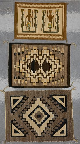 Three Modern Navajo Weavings