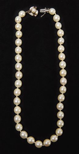 Semi-Baroque Pearl Necklace