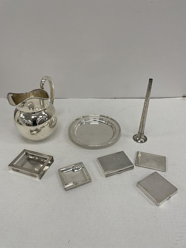 Lot 8 Sterling Items  Including Cartier