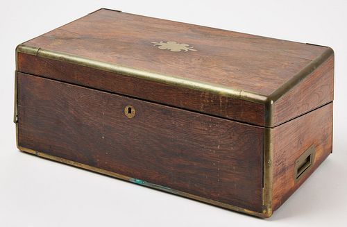Brass Bound Desk Box