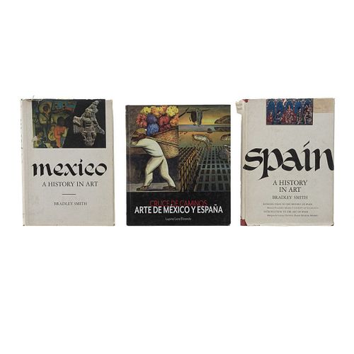 Libros de Arte. Cruce de Caminos Arte de México y España / Spain. A History in Art / México. Arte e Historia. Pieza: 3.