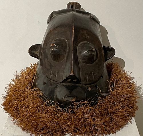 Original Baboon face KUBA Mask from Zaire