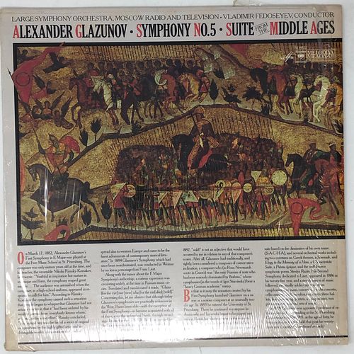 ALEXANDER GLAZUNOV, SYMPHONY NO 5 SUITE FROM THE MIDDLE