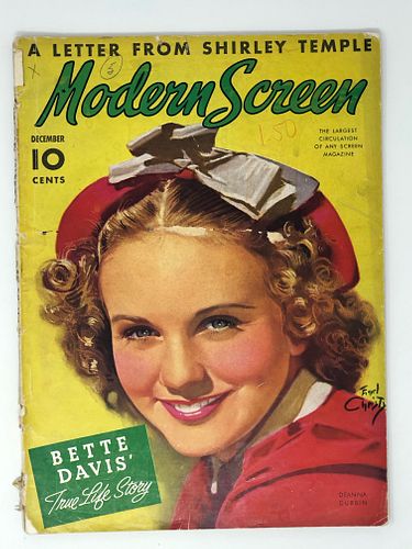 Modern Screen, 10 cents December 1937