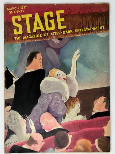 STAGE after dark entertainment, MARCH 1937 35 cents