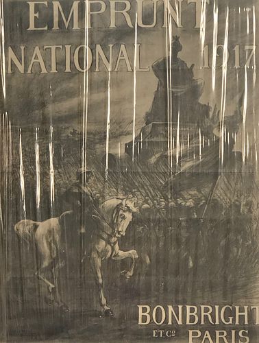 ORIGINAL EMPRUNT NATIONAL 1917 BONBRIGHT ET. CO PARIS