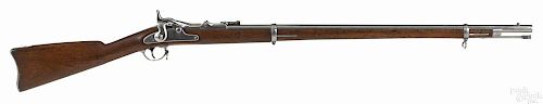 U.S. Springfield Model 1868 Trapdoor rifle, 50-70 caliber, 32 1/2'' round barrel, serial #46528.