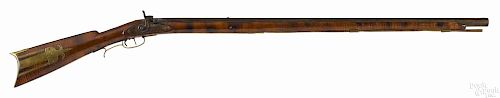 Conestoga Rifle Works percussion full stock rifle, .40 caliber, with a cherry stock