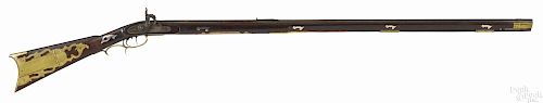 Peter White (Pennsylvania 1778-1834), full stock long rifle, approximately .32 caliber