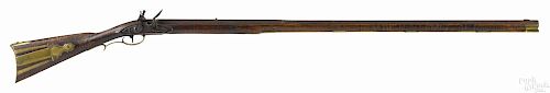 J. D. Gill (Lancaster, Pennsylvania), full stock flintlock buck and ball long rifle